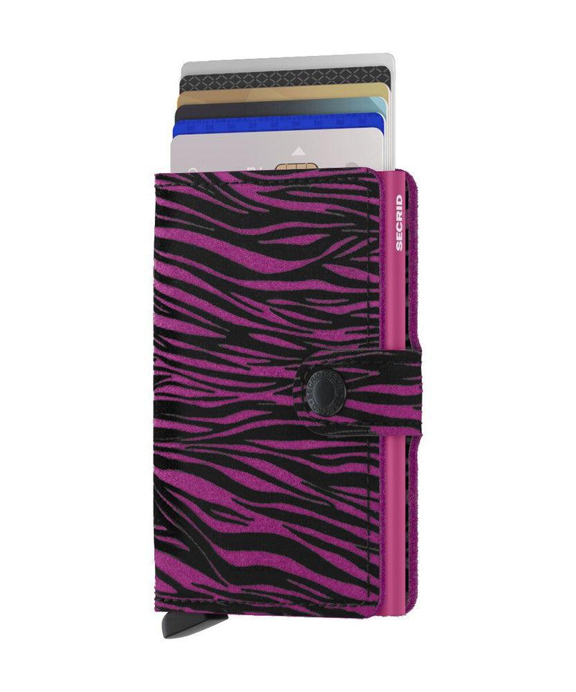 Secrid Miniwallet Zebra-Fucsia-Lommebok/ Kortholder-BagBrokers