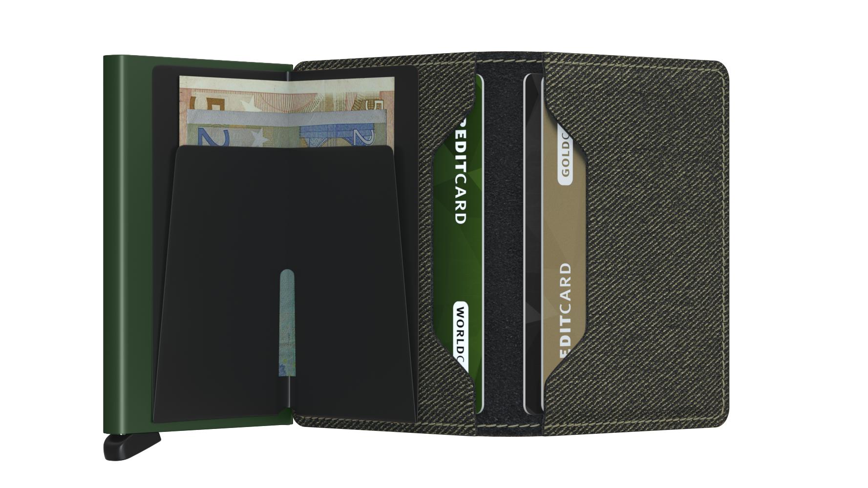Secrid Slimwallet Twist Green-Lommebok/ Kortholder-BagBrokers