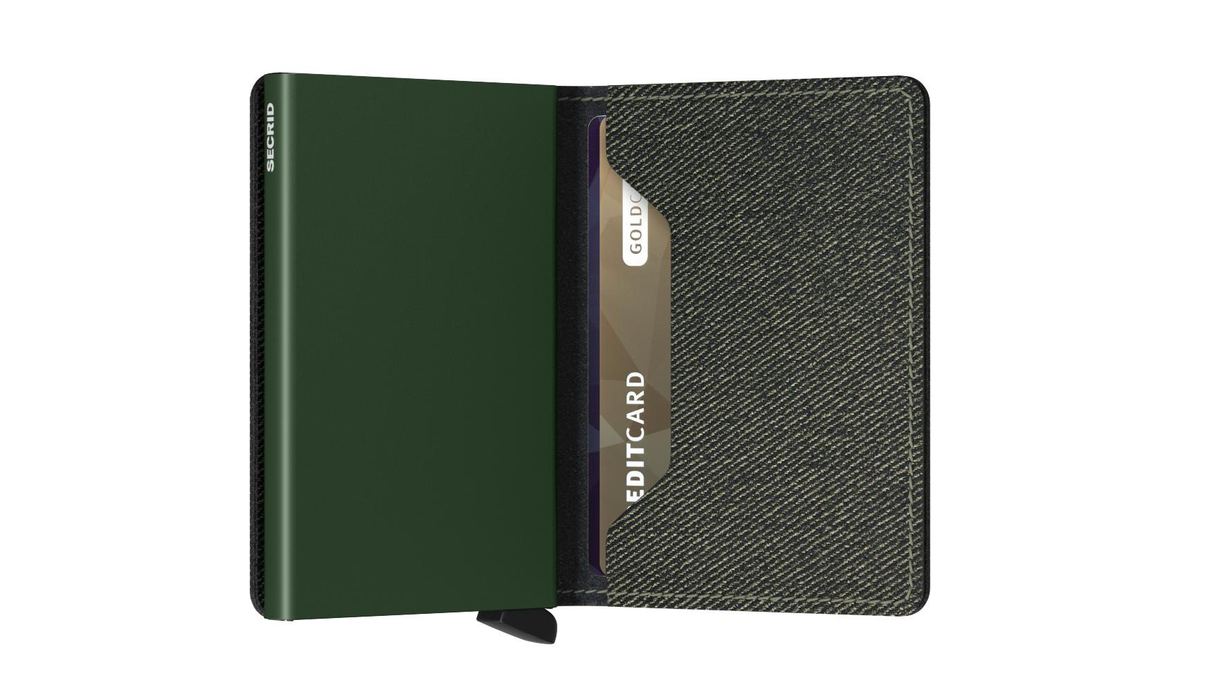 Secrid Slimwallet Twist Green-Lommebok/ Kortholder-BagBrokers