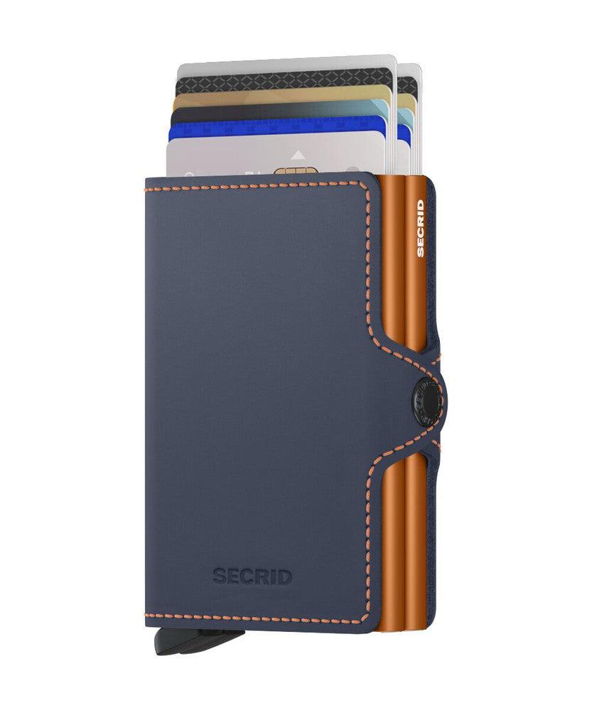 Secrid Twinwallet Night Blue & Orange-Lommebok/ Kortholder-BagBrokers