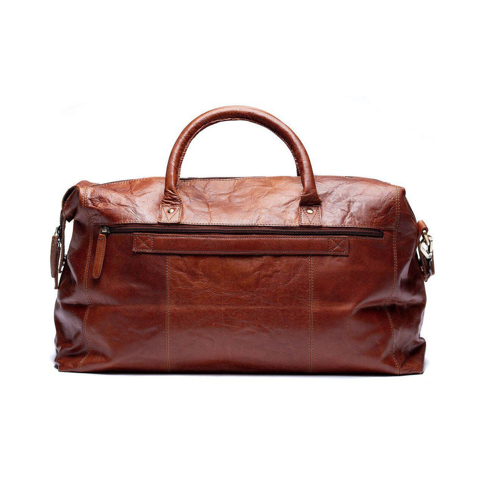 Springfield weekend bag i skinn Cognac-Bagger-BagBrokers