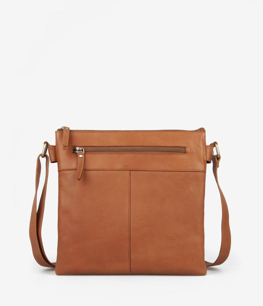 Treats Ansa crossbody veske i skinn Cognac-Damevesker-BagBrokers
