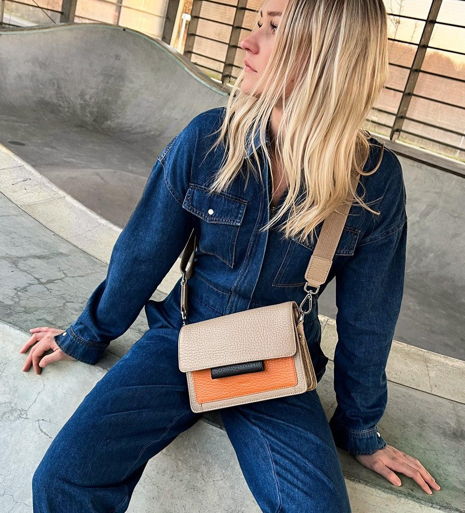 Treats Nelly håndveske i skinn Svart-Damevesker-BagBrokers