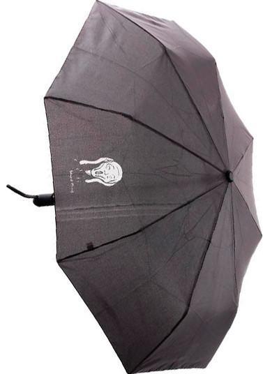 Paraplyer-Nord. Scream Windproof Paraply med Refleks. Edward Munch by nord Auto/open close-BagBrokers