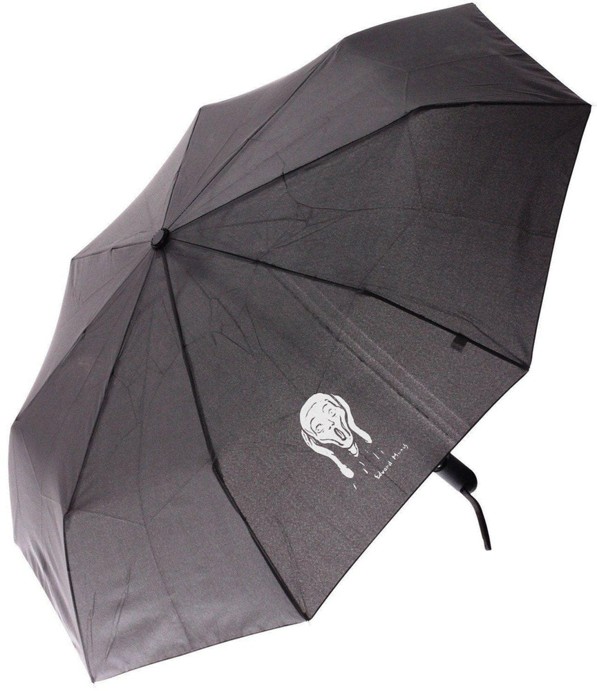 Paraplyer-Nord. Scream Windproof Paraply med Refleks. Edward Munch by nord Auto/open close-BagBrokers
