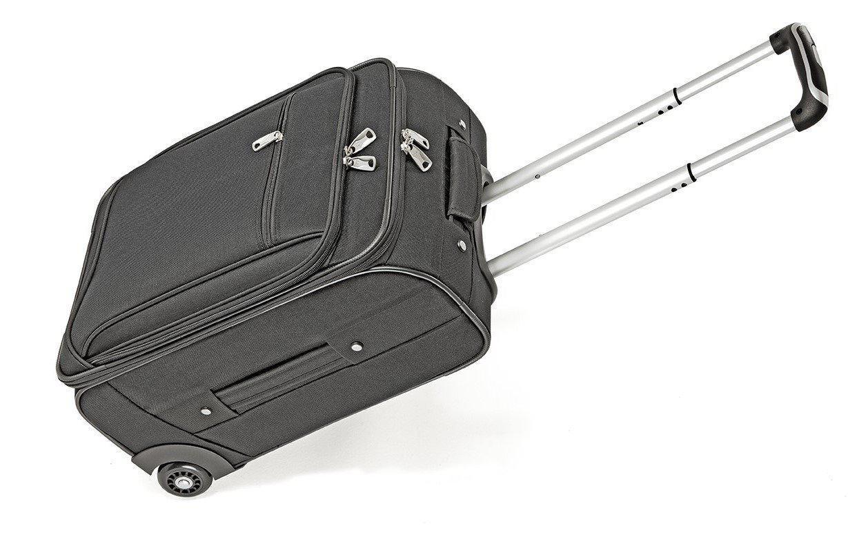 Outlet-Trend Traveler 50 cm kabin koffert Laptop/ pc to hjul Sort-BagBrokers