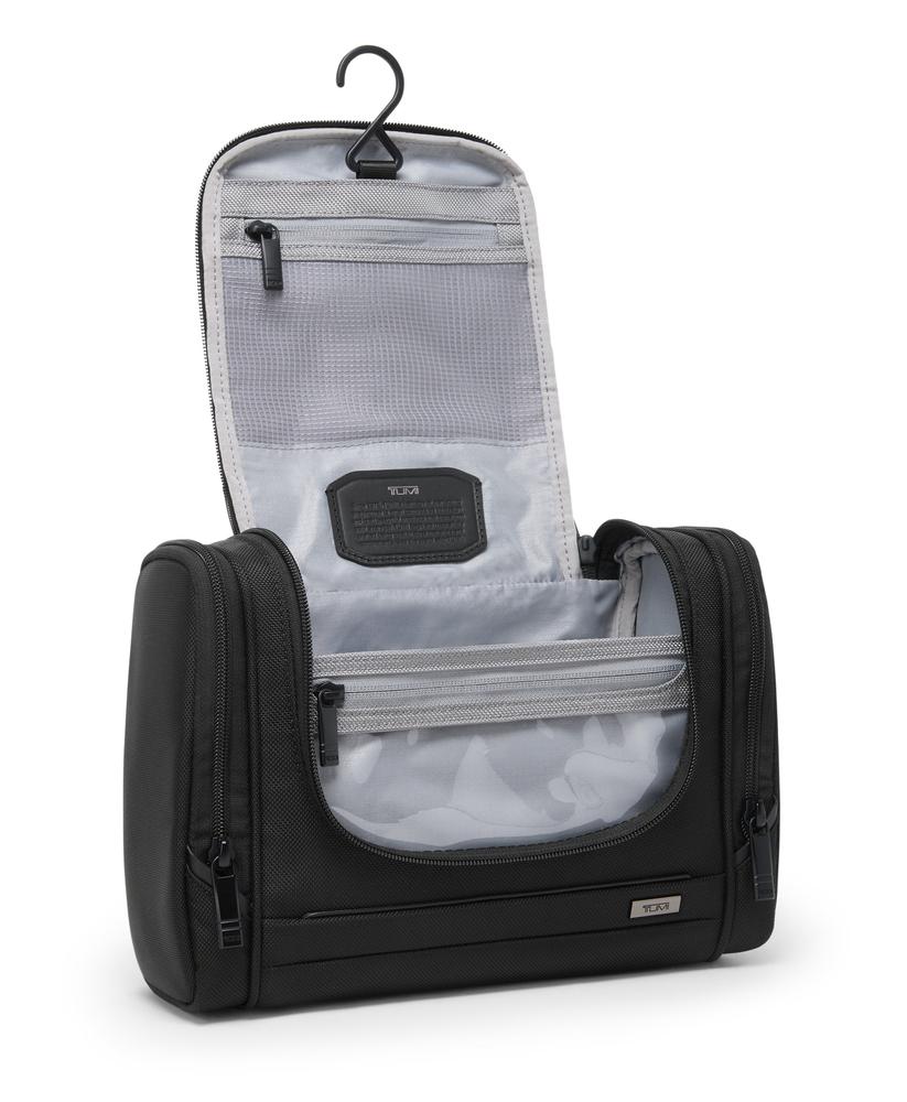 Tumi ALPHA Hanging Travel Kit Ballistic Nylon Black-Toalettmappe-BagBrokers