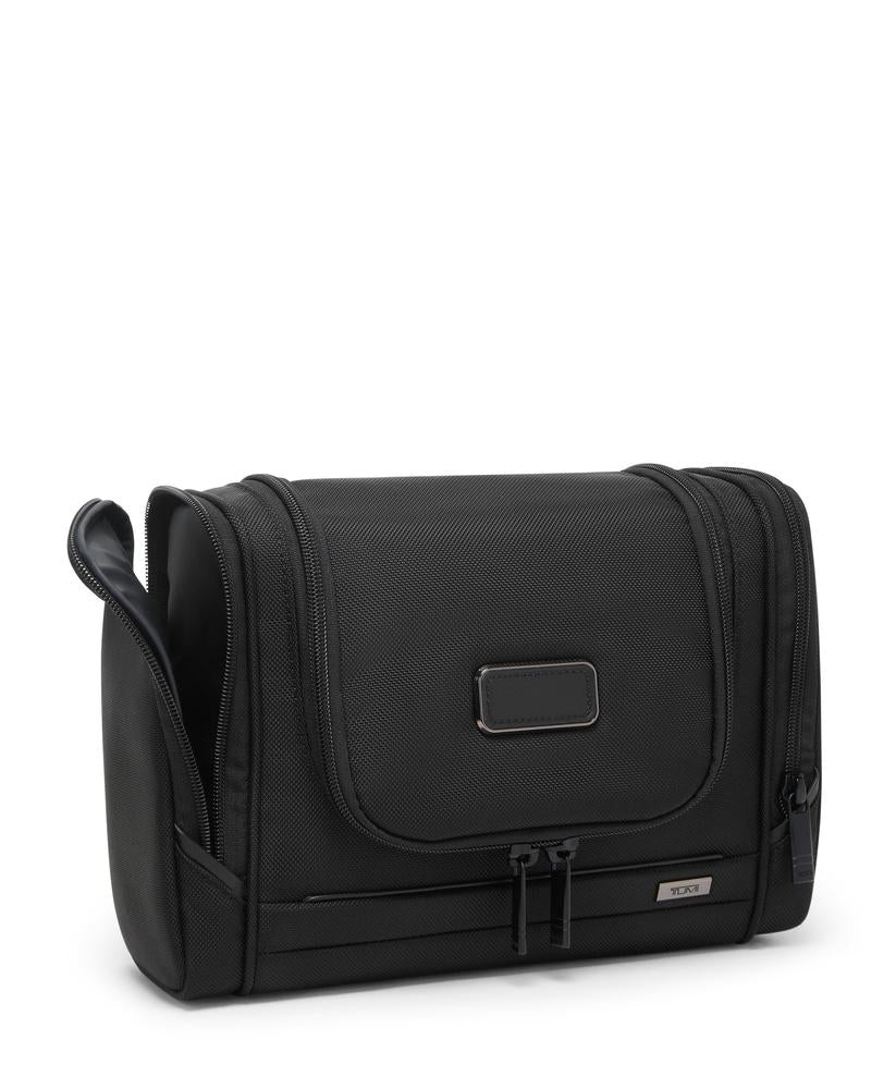 Tumi ALPHA Hanging Travel Kit Ballistic Nylon Black-Toalettmappe-BagBrokers