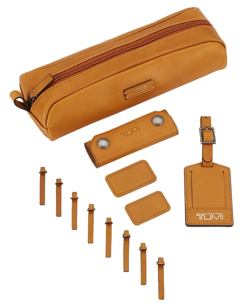Tumi Accents travel kit Tan Leather-Reisetilbehør-BagBrokers