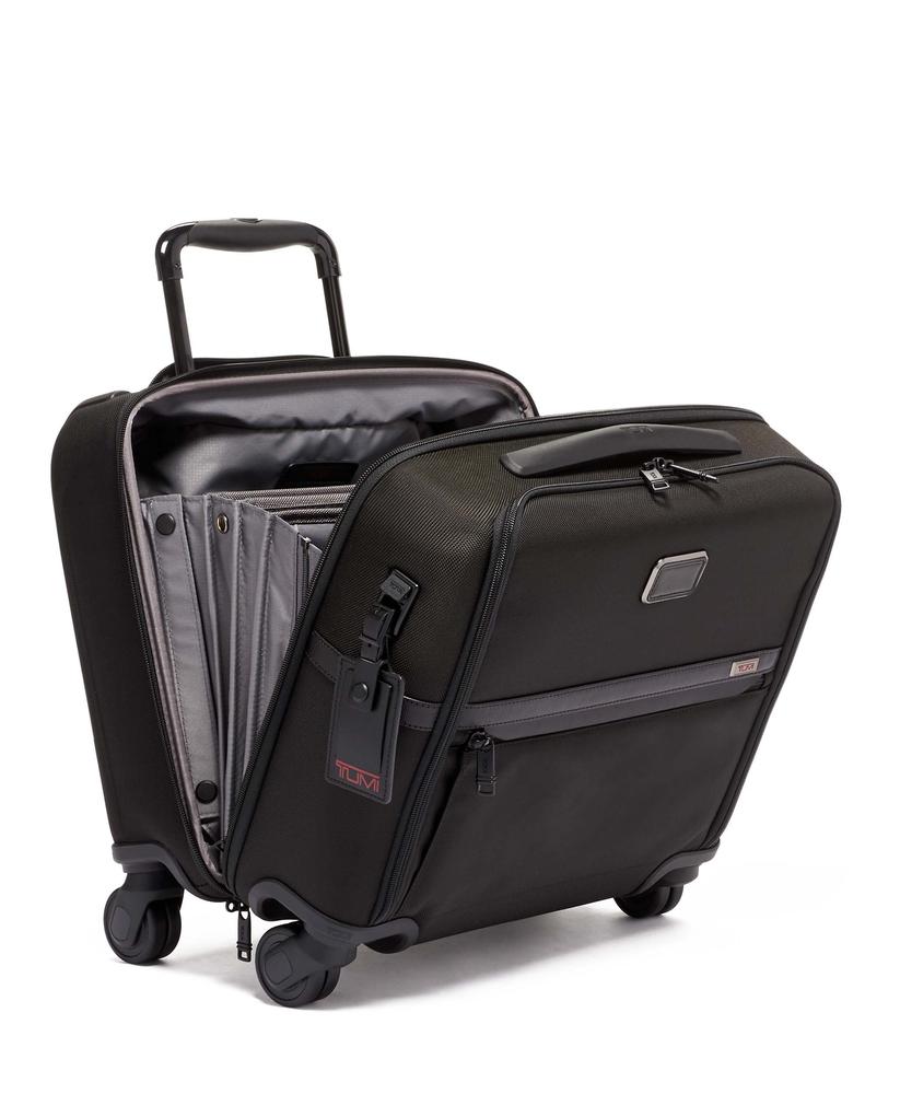 Tumi Alpha 3 Compact Wheeled Brief 40,5 cm Black-Myke kofferter-BagBrokers