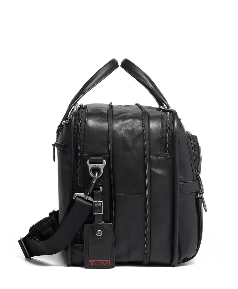 Tumi Alpha 3 Laptop Briefcase Black-Veske-BagBrokers