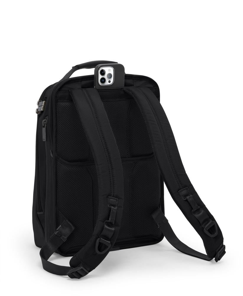 Tumi Alpha 4 Medium 15" Expandable Backpack Black-Ryggsekker-BagBrokers