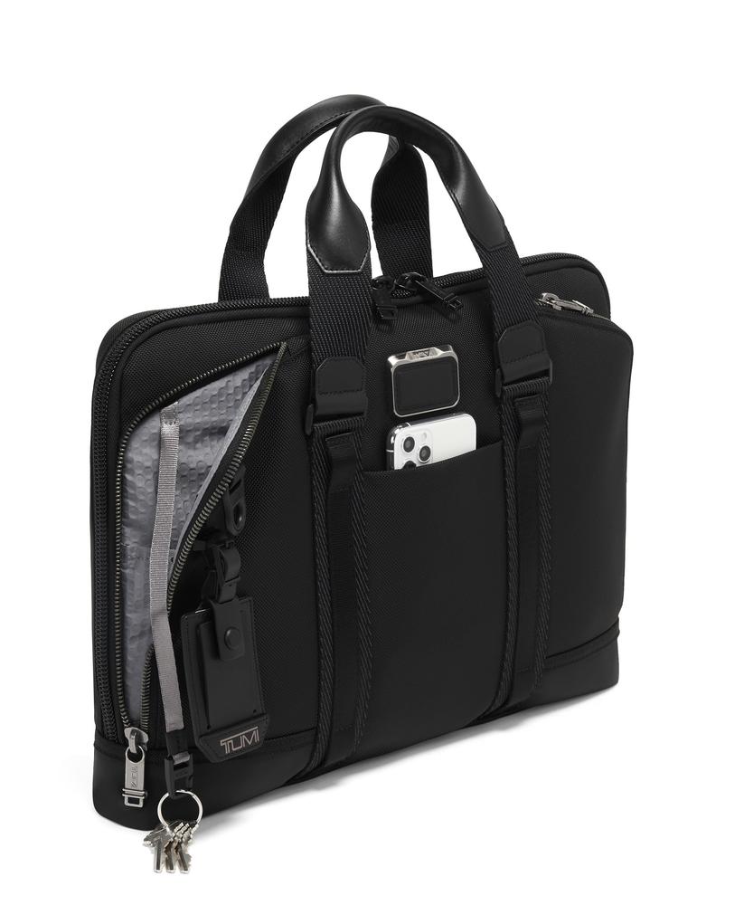 Tumi Alpha Bravo Academy Briefcase Black-Veske-BagBrokers