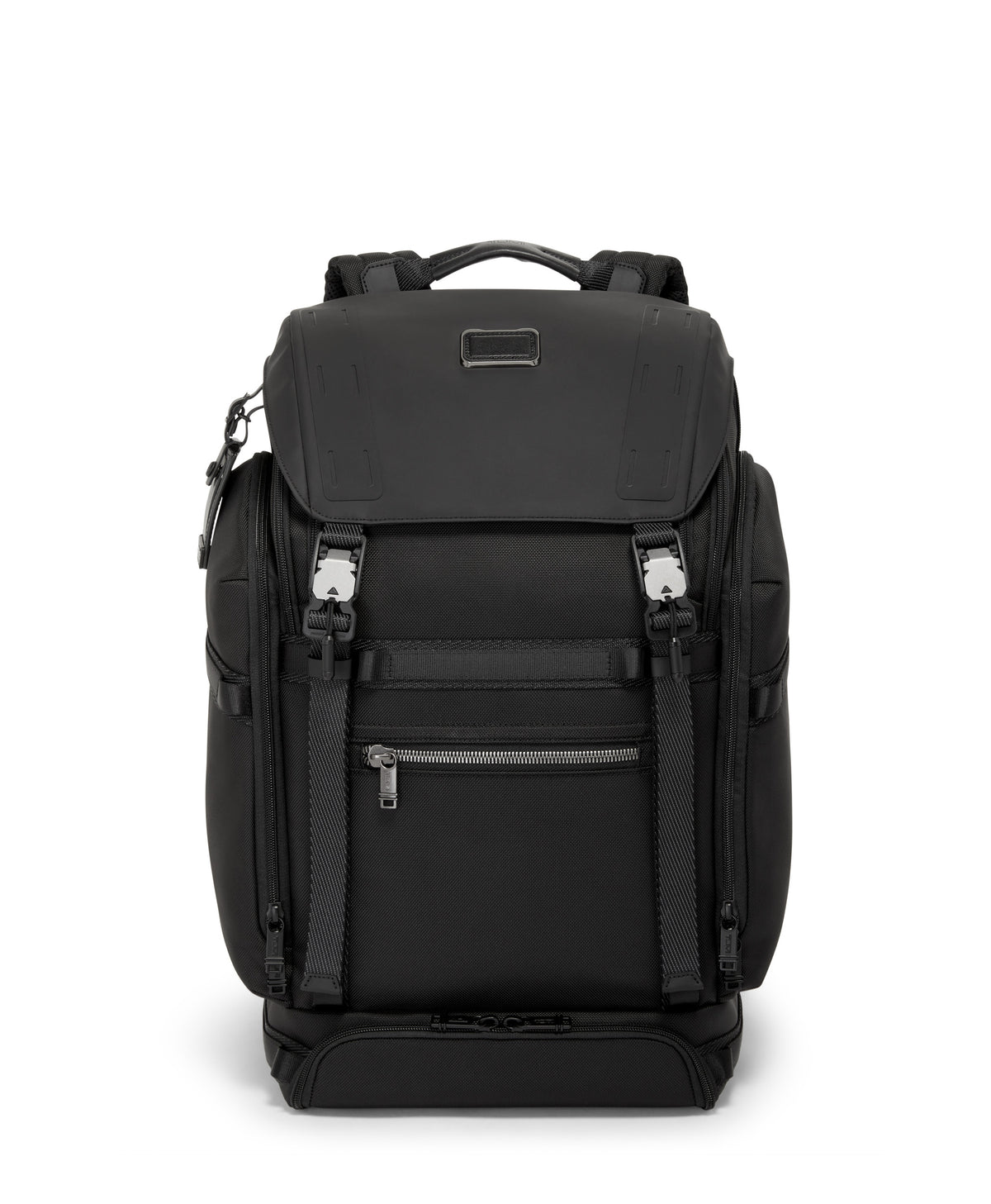 Tumi Alpha Bravo Expedition Flap Backpack Black-Ryggsekker-BagBrokers