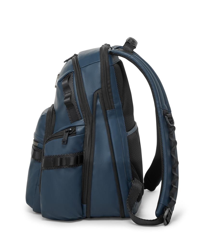 Tumi Alpha Bravo Navigation Backpack Coated Canvas Navy-Ryggsekker-BagBrokers
