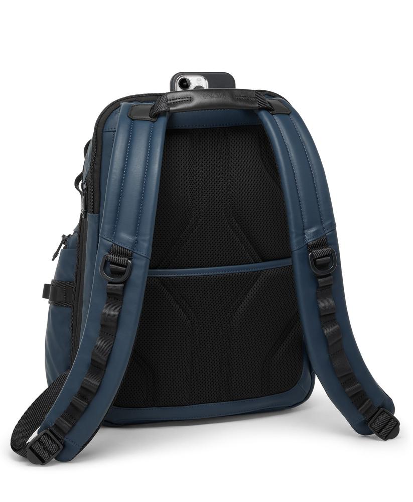 Tumi Alpha Bravo Navigation Backpack Coated Canvas Navy-Ryggsekker-BagBrokers