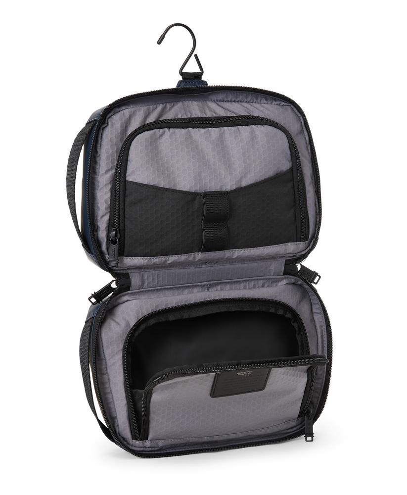 Tumi Alpha Bravo Response Travel Kit Coated Canvas Navy-Toalettmappe-BagBrokers