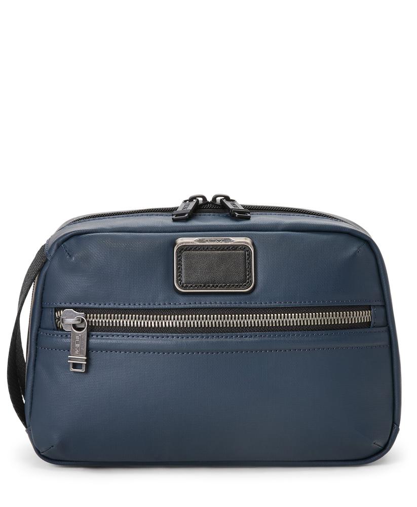 Tumi Alpha Bravo Response Travel Kit Coated Canvas Navy-Toalettmappe-BagBrokers