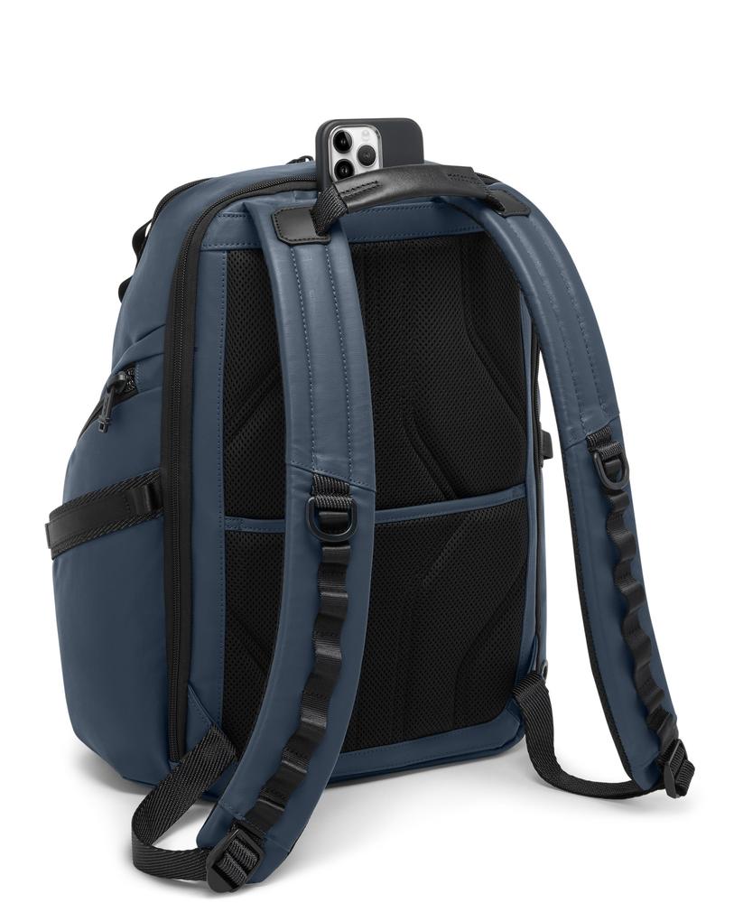 Tumi Alpha Bravo Search Backpack Coated Canvas Navy-Ryggsekker-BagBrokers