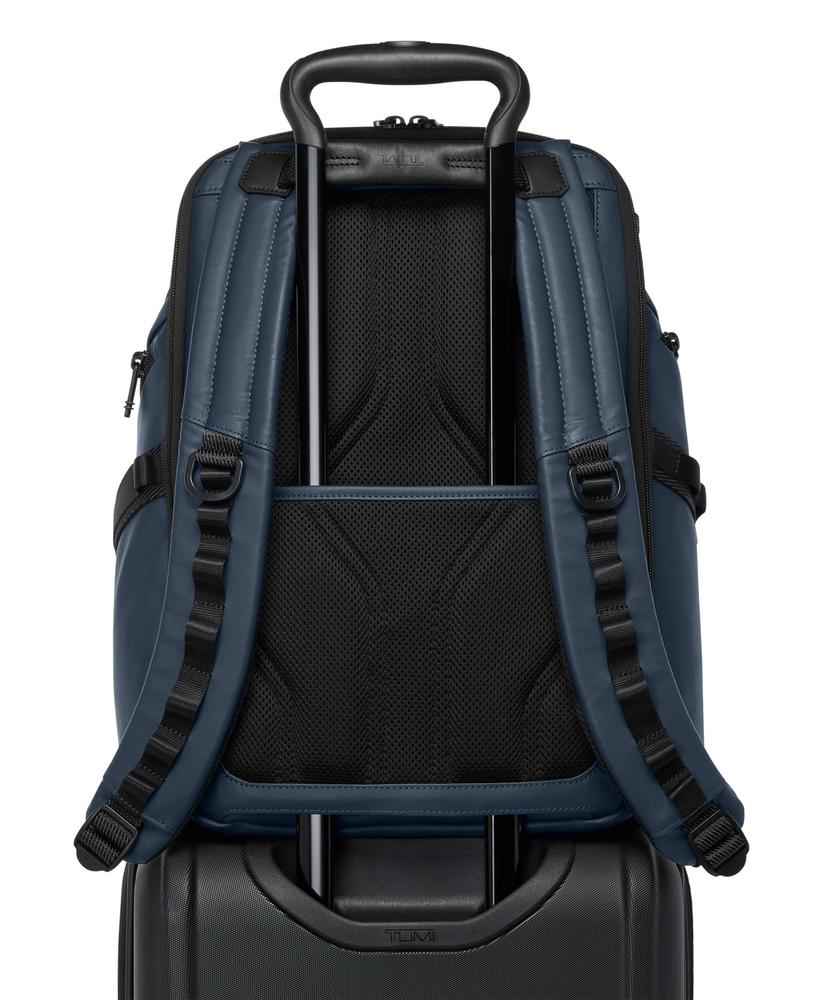 Tumi Alpha Bravo Search Backpack Coated Canvas Navy-Ryggsekker-BagBrokers