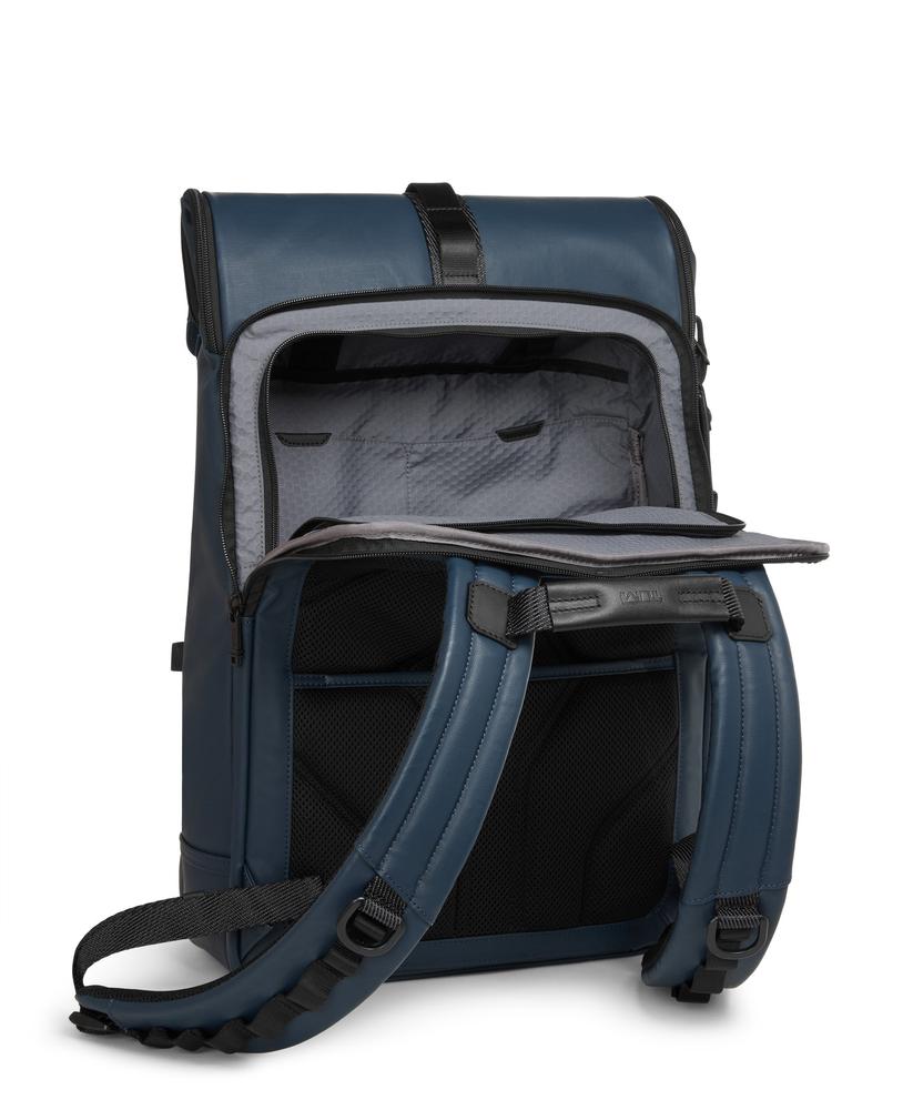 Tumi Alpha Bravo Surveillance Flap Backpack Navy-Ryggsekker-BagBrokers