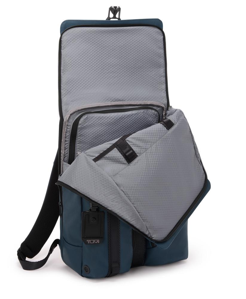 Tumi Alpha Bravo Surveillance Flap Backpack Navy-Ryggsekker-BagBrokers