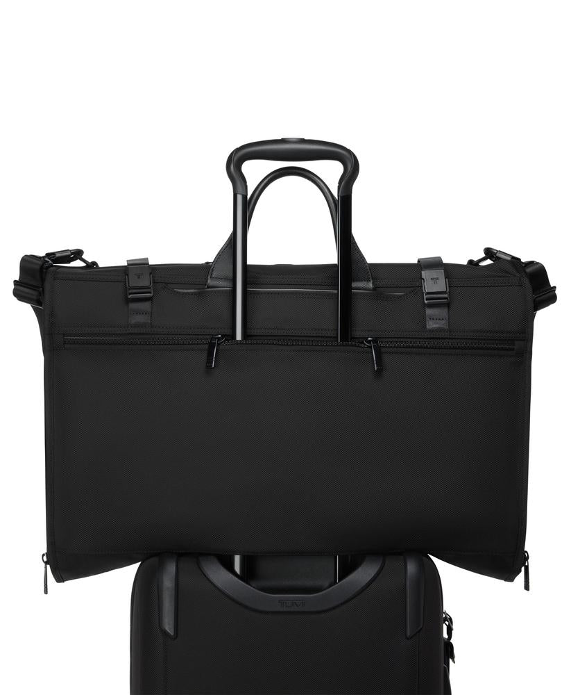 Tumi Alpha Tri-Fold Garment Bag Black-Bagger-BagBrokers