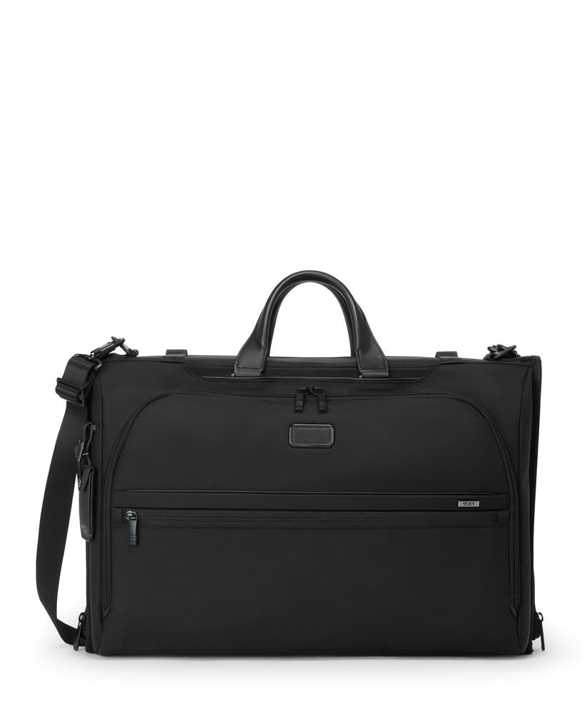 Tumi Alpha Tri-Fold Garment Bag Black-Bagger-BagBrokers
