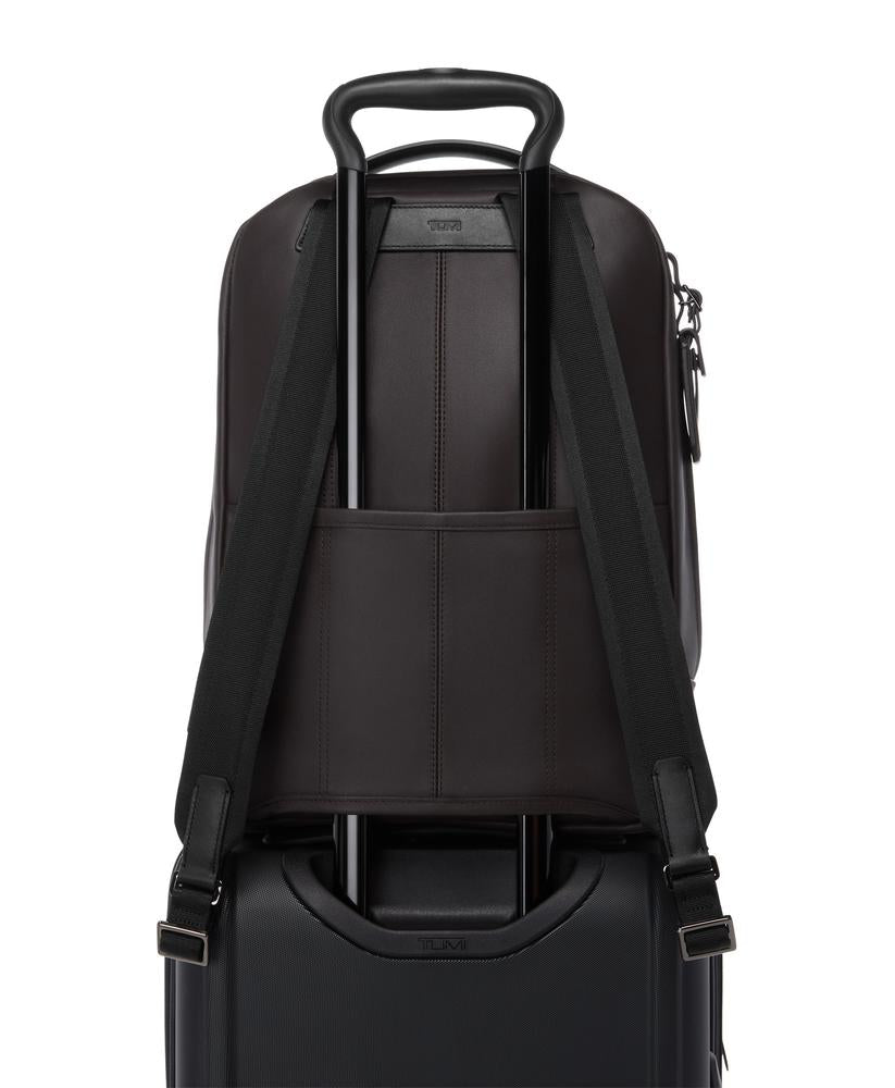 Tumi Harrison Bradner Backpack i skinn Espresso Brown-Ryggsekker-BagBrokers