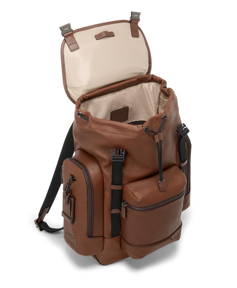 Tumi Harrison Griffen Flap Backpack Cognac-Ryggsekker-BagBrokers