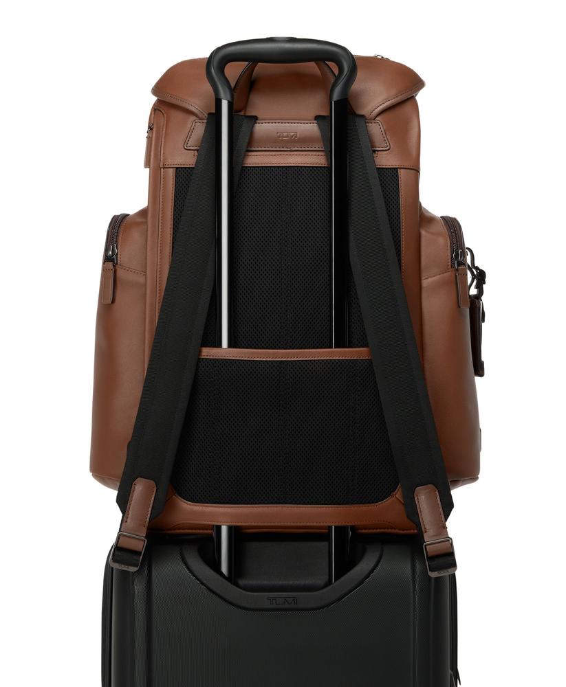 Tumi Harrison Griffen Flap Backpack Cognac-Ryggsekker-BagBrokers