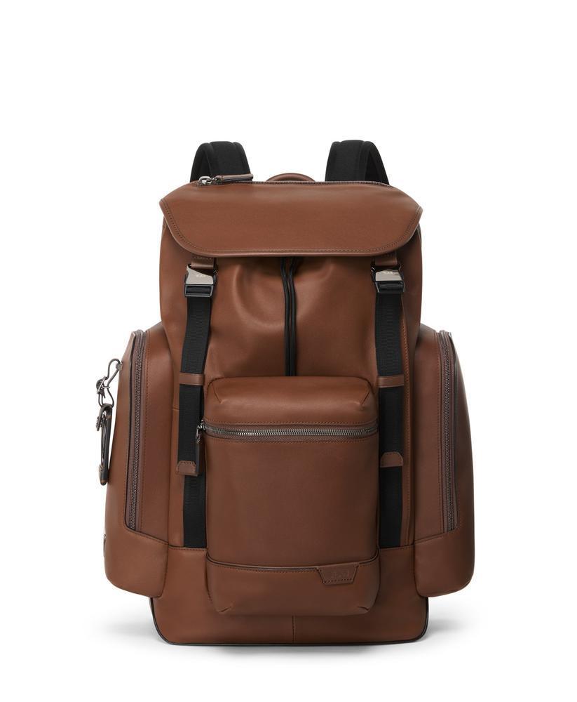 Tumi Harrison Griffen Flap Backpack Cognac-Ryggsekker-BagBrokers