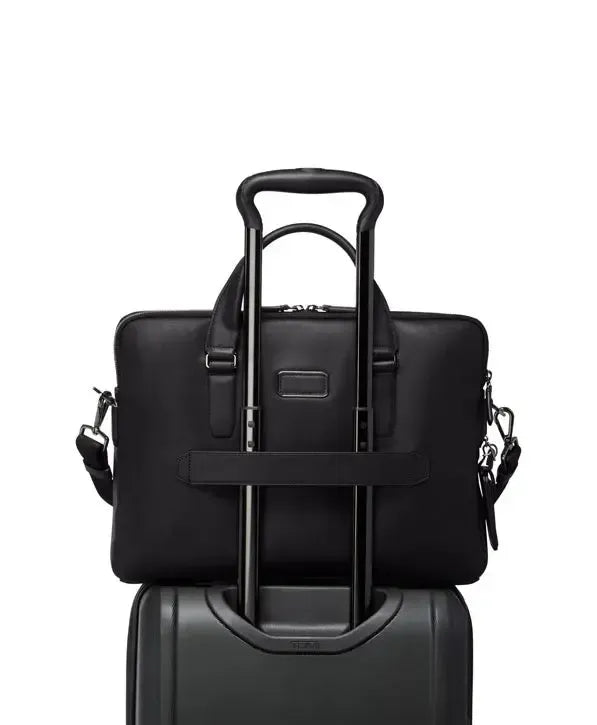 Tumi Harrison Sycamore Slim Brief Black Bombe-Veske-BagBrokers