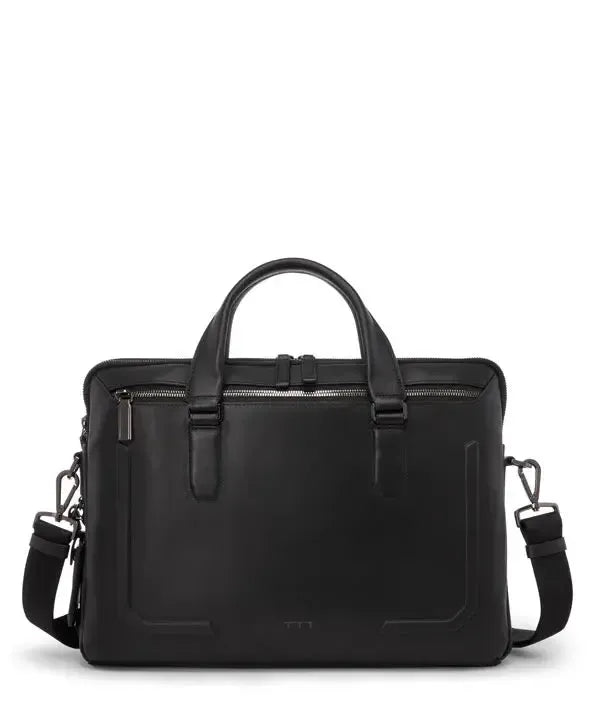 Tumi Harrison Sycamore Slim Brief Black Bombe-Veske-BagBrokers