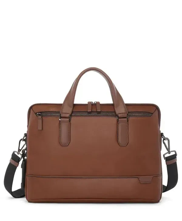 Tumi Harrison Sycamore Slim Brief Cognac-Veske-BagBrokers