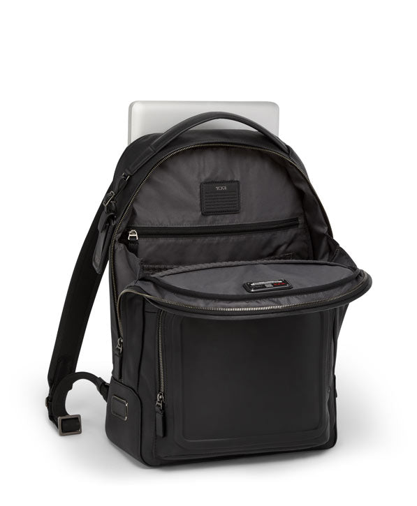 Tumi Harrison Warren Backpack i skinn Black Bombe-Ryggsekker-BagBrokers