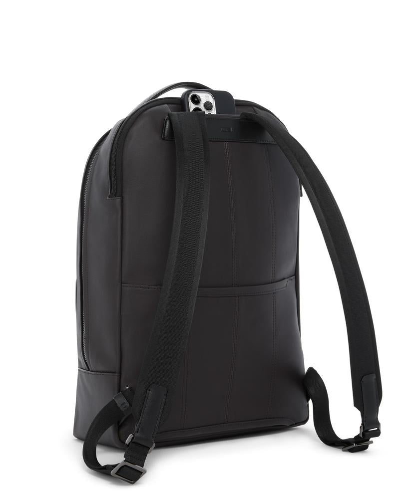 Tumi Harrison Warren Backpack i skinn Espresso Brown-Ryggsekker-BagBrokers