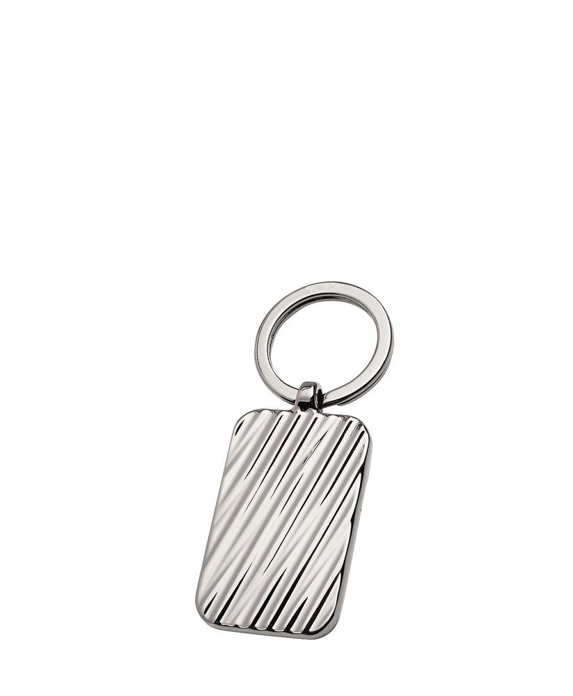 Tumi Key Fobs Embossed Patch Key Fob Gunmetal-Reisetilbehør-BagBrokers