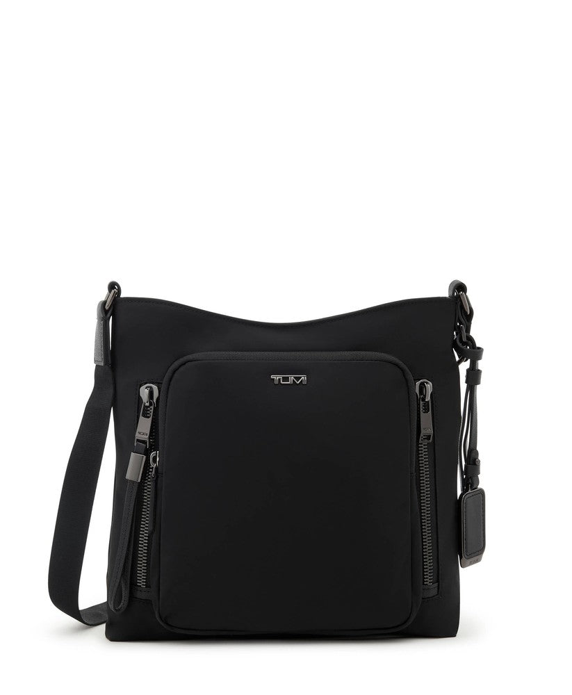 Tumi Voyageur Tyler Crossbody Black/Gunmetal-Veske-BagBrokers