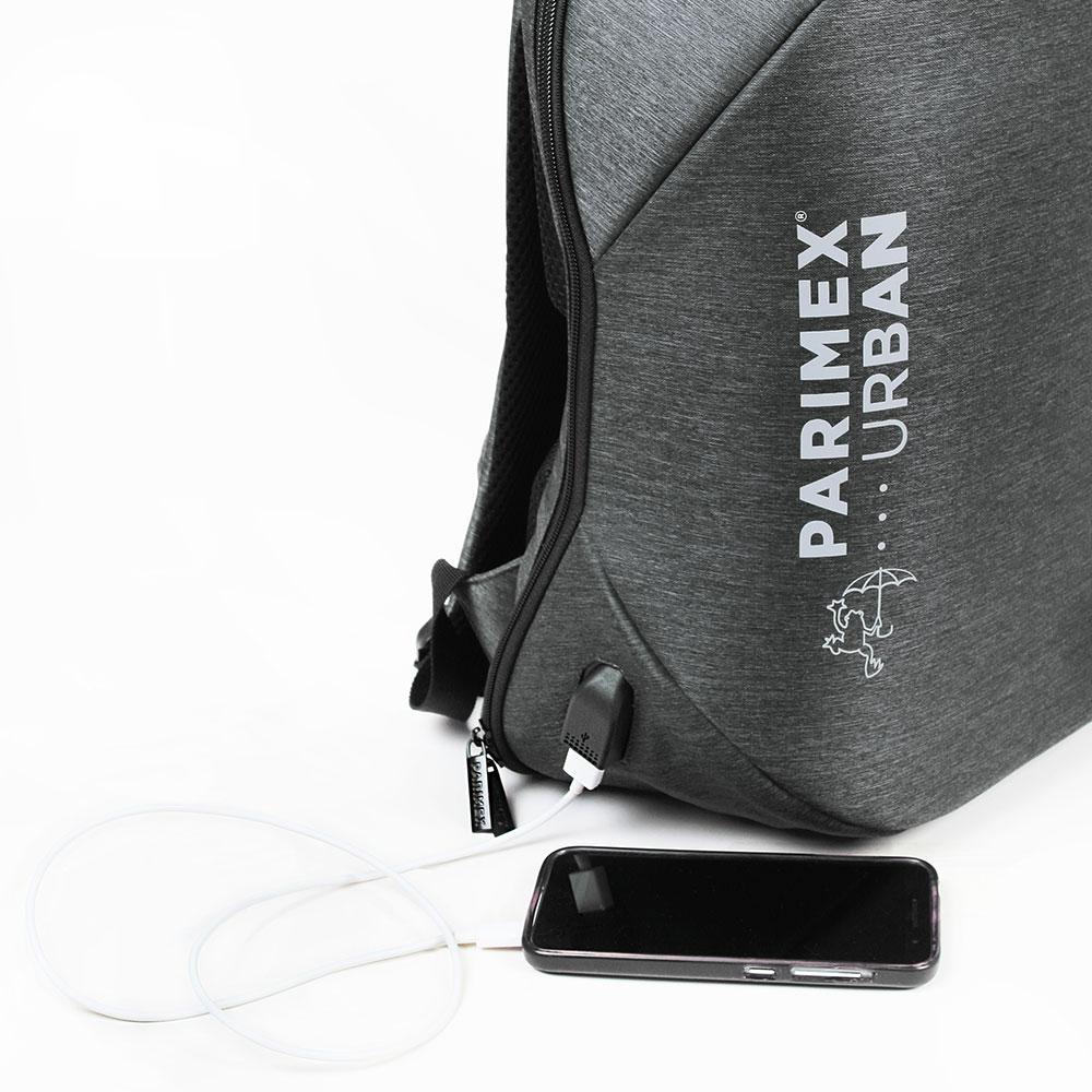 Urban Conect backpack Grey-Ryggsekker-BagBrokers