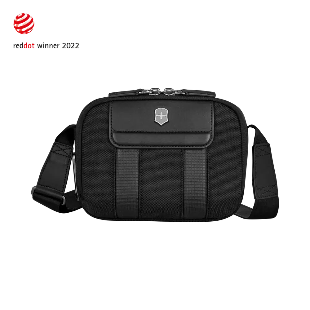 Victorinox Architecture URBAN 2 Compact Crossbody Bag Black-PC-sekk-BagBrokers