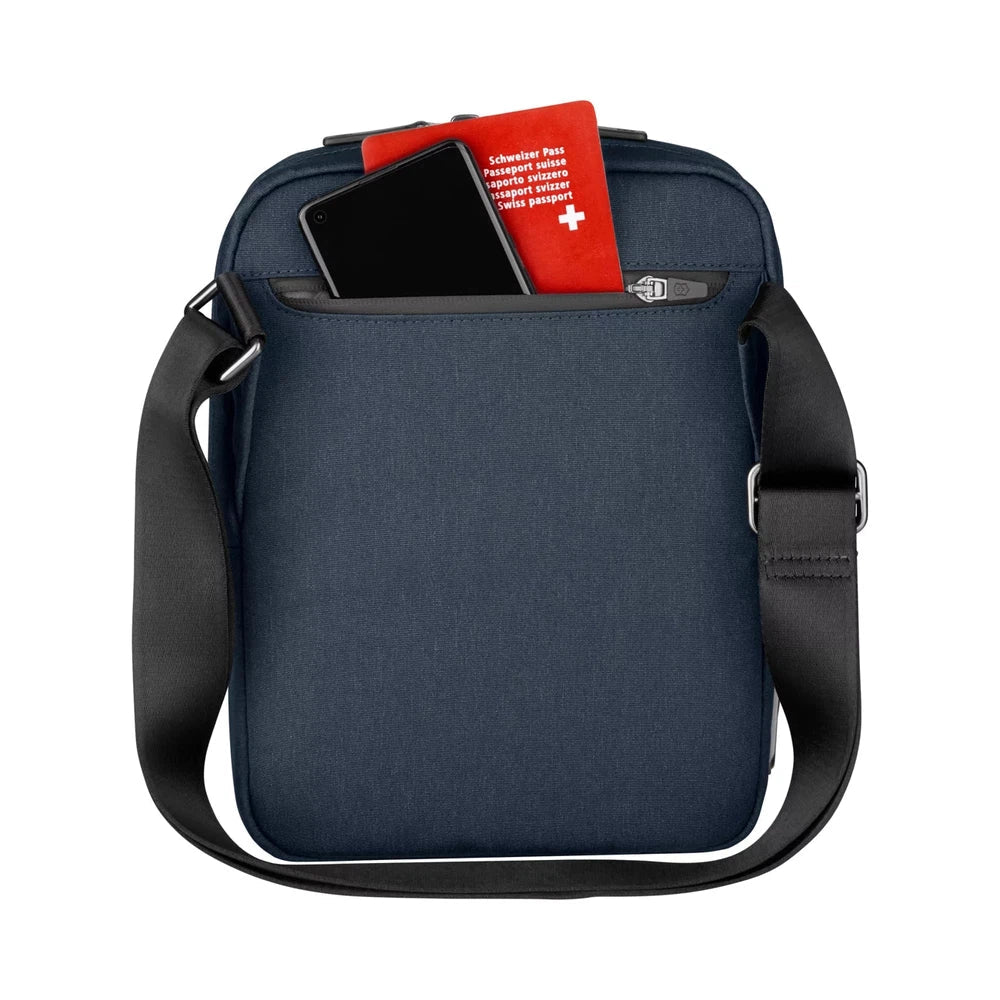 Victorinox Architecture URBAN 2 Crossbody Bag Blue/Black-crossover bag-BagBrokers