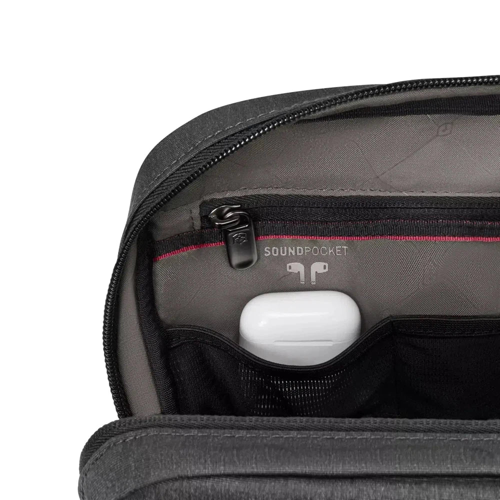 Victorinox Architecture URBAN 2 Crossbody Bag Grey/Black-PC-sekk-BagBrokers
