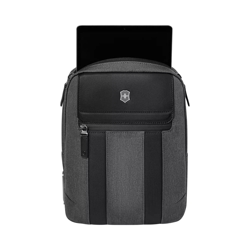 Victorinox Architecture URBAN 2 Crossbody Bag Grey/Black-PC-sekk-BagBrokers