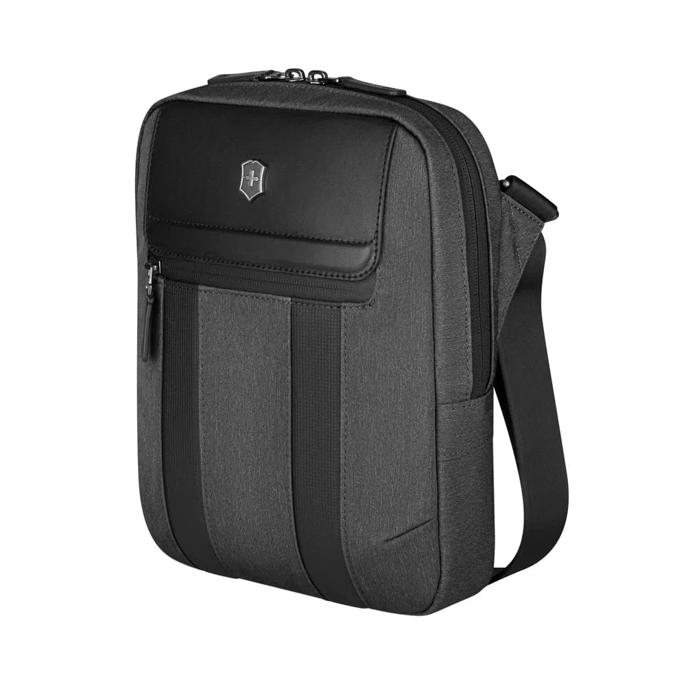 Victorinox Architecture URBAN 2 Crossbody Bag Grey/Black-PC-sekk-BagBrokers