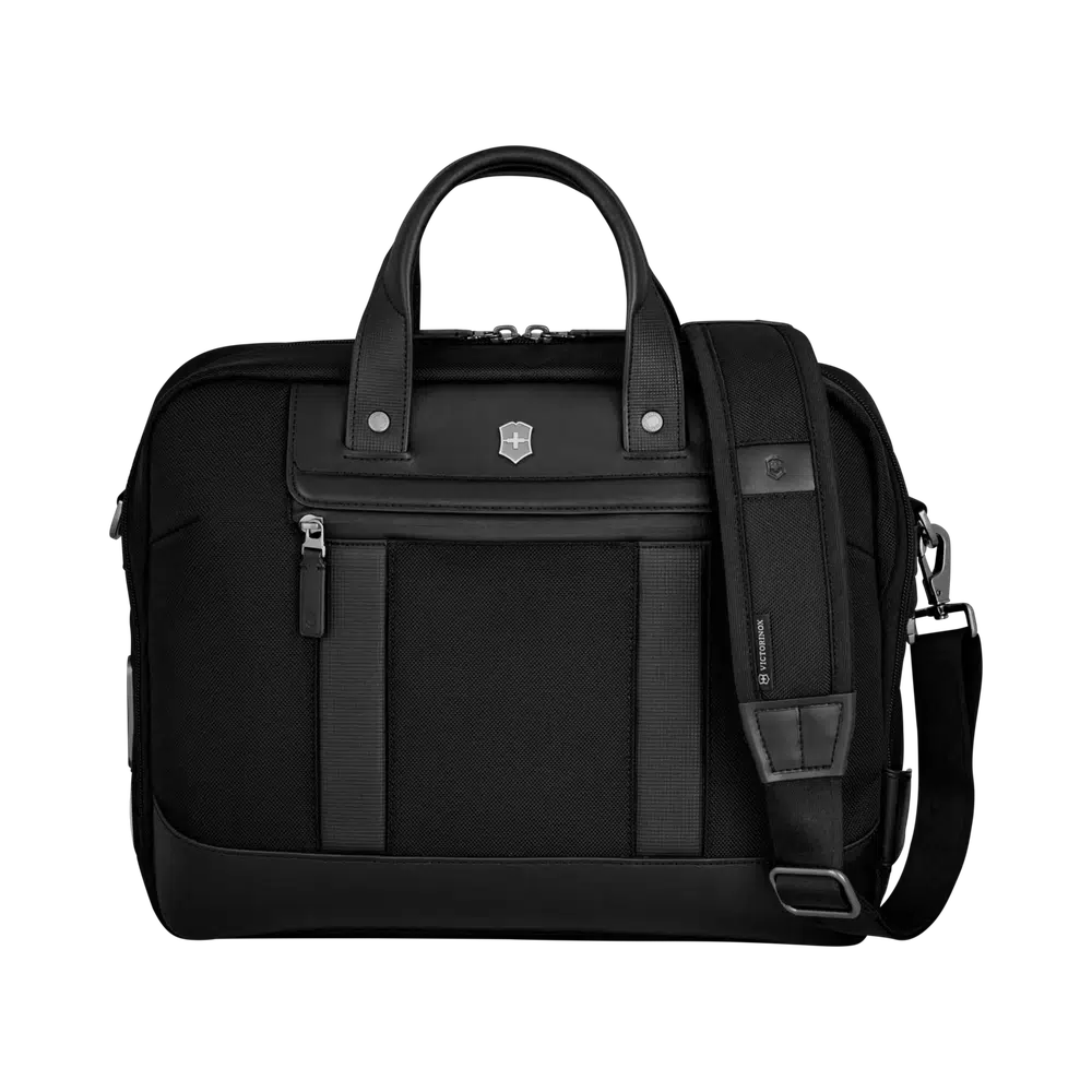 Victorinox Architecture URBAN 2 Laptop Briefcase 14" Black-PC-veske-BagBrokers