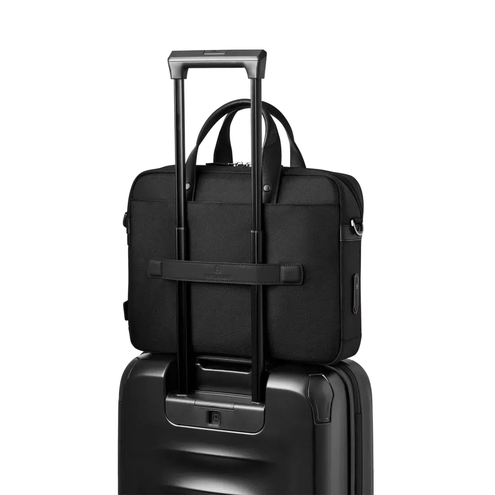 Victorinox Architecture URBAN 2 Laptop Briefcase 14" Black-PC-veske-BagBrokers