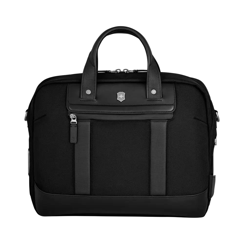 Victorinox Architecture URBAN 2 Laptop Briefcase 14" Black-PC-veske-BagBrokers