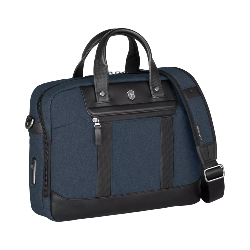 Victorinox Architecture URBAN 2 Laptop Briefcase 14" Blue/Black-PC-veske-BagBrokers