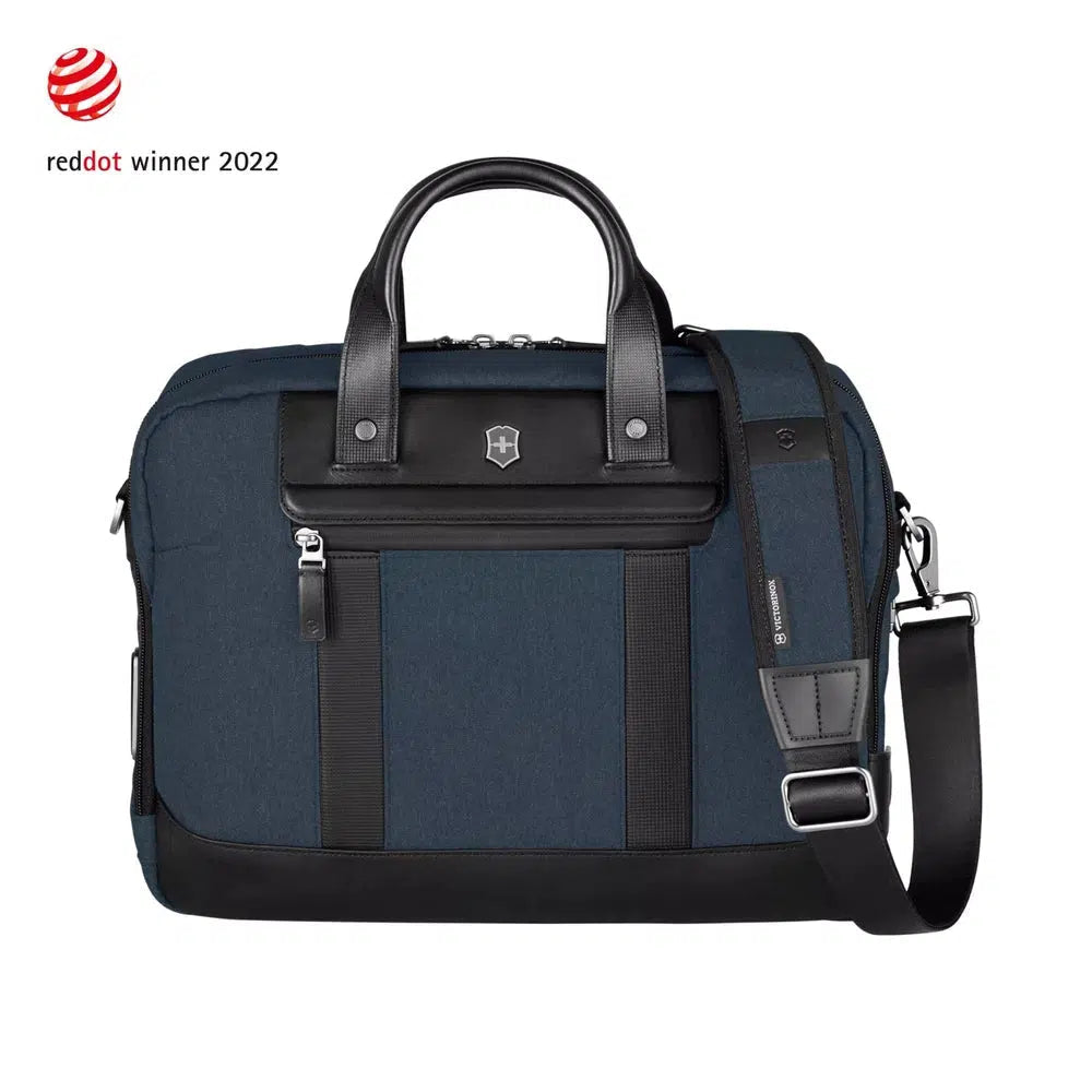 Victorinox Architecture URBAN 2 Laptop Briefcase 14" Blue/Black-PC-veske-BagBrokers